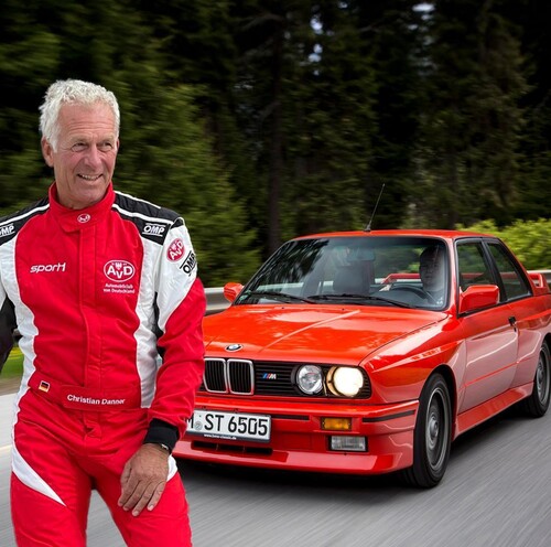 Ex-Formel-1-Rennfahrer und Motorsportexperte Christian Danner fährt in einem BMW M3 der Baureihe E30 die AvD-Histo-Tour. 