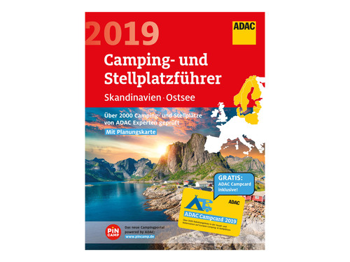 ADAC-Camping- und Stellplatzführer 2019 „Deutschland“ „Skandinavien und Ostsee“.
