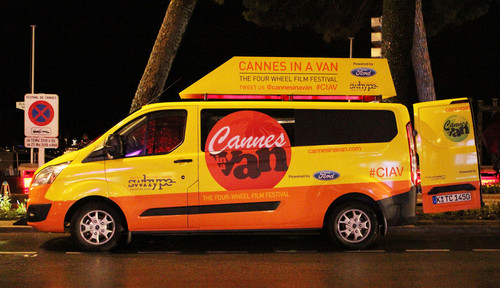 „Cannes in a Van”: Ford Transit Custom.
