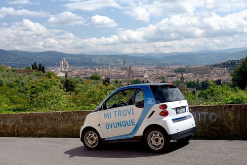 Car2go in Florenz.