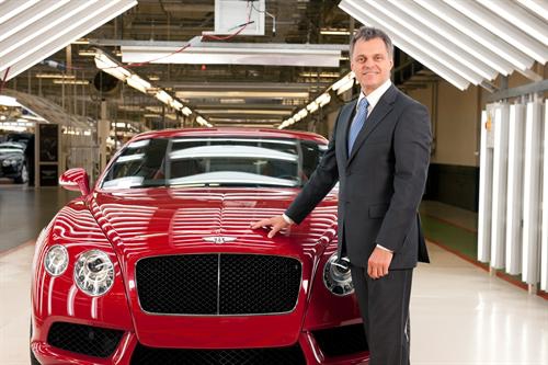 Dr Wolfgang Schreiber, Bentley Chairman and Chief Executive.