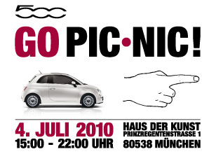 Fiat feiert den Geburtstag des 500 in München.