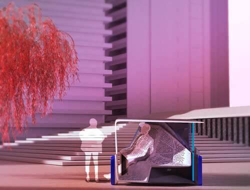 Hyundai-Designwettbewerb zu Mobilitätsideen für die Generation Z: „Urban Flower“ von Etienne Sabarth.