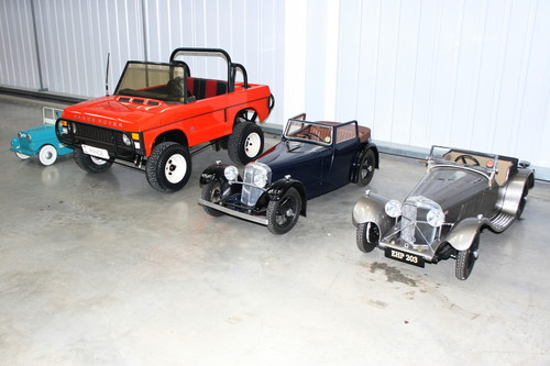 Jaguar Land Rover Classic Works: Die Fahrzeugsammlung des Unternehmens umfasst auch Autos für Kinder.