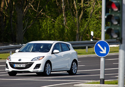 Mazda3 2.0 l MZR DISI mit dem Start-Stopp-System &quot;i-stop&quot;.
