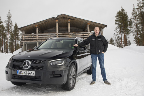 Mercedes-Benz GLC und unser Autor Jens Meiners.