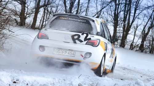 Opel R2-Studie des Opel Adam nach dem FIA-Rallye-Reglement.