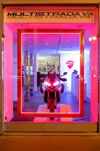 Pop-up-Store „La Galerie by Ducati“ in Paris.