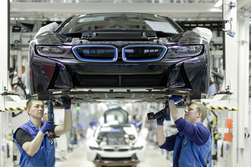 Produktion des BMW i8.