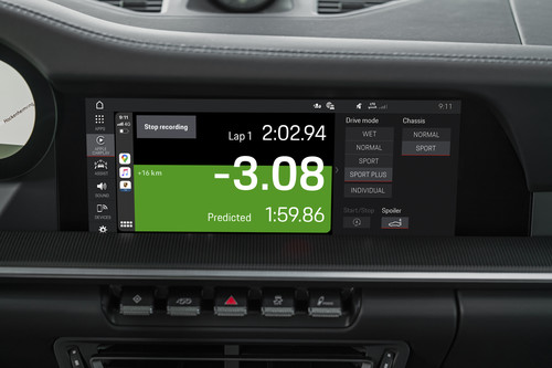 Track-Precision-App von Porsche per Apple Carplay