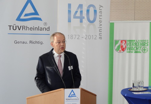 TÜV Rheinland Proficheck: Dr.-Ing. Manfred Bayerlein, Vorstandsvorsitzender der TÜV Rheinland AG.