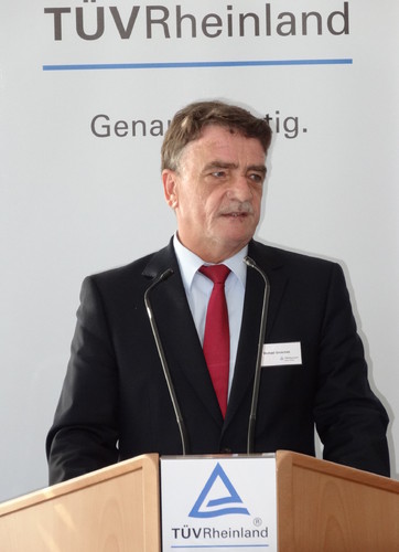 TÜV Rheinland Proficheck: Michael Groschek, Minister für Bauen, Wohnen, Stadtentwicklung und Verkehr in NRW.
