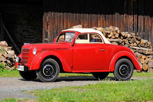 1938er Prototyp eines Opel Kadett Cabriolets, genannt „Strolch“.