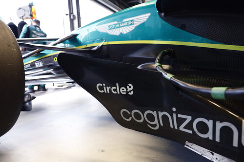 „Circle8“-Logo auf dem Aston Martin AMR 24.