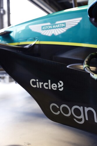 „Circle8“-Logo auf dem Aston Martin AMR 24.