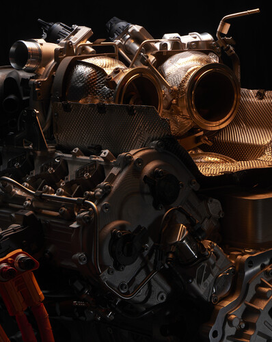Der noch namenlose Nachfolger des Lamborghini Huracán mit dem internen Code 634 erhält einen völlig neu entwickelten High-Performance-Hybrid-Antrieb mit 4,0-Liter-V8-Biturbo und drei Elektromotoren.