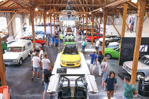 Die private Mazda-Sammlung des Automobilmuseums Frey in Augbsurg.