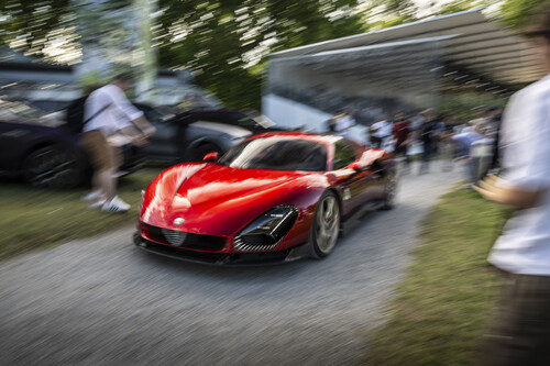 Erhielt den „Design Award for Concept Cars &amp; Prototypes“ beim Concorso d’Eleganza Villa d’Este 2024: Alfa Romeo 33 Stradale.