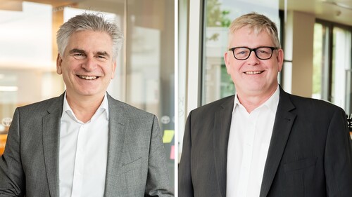 Holger Jeromin und Andreas Roterberg sind stellvertretende Geschäftsführer der Toyota Kreditbank.