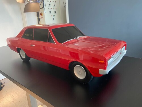 Modell des Opel Rekord, der 1966 erschien.