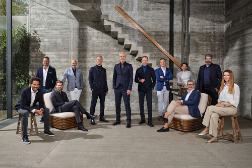 Neues BMW-Designteam um Chefdesigner Adrian van Hooydonk.