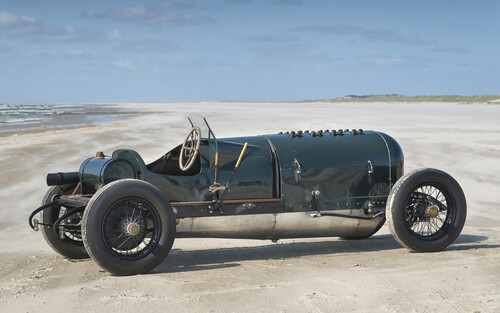 Opel 12,3-Liter Grand-Prix Rennwagen „Grünes Monster“ von 1913.