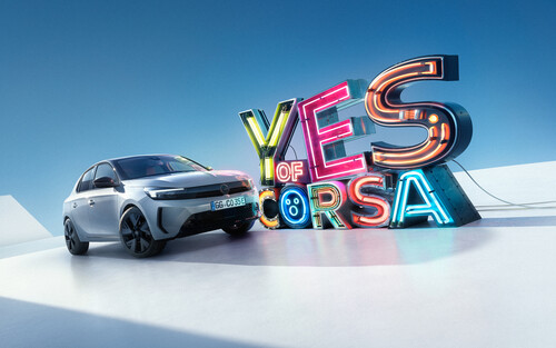 Opel Corsa-Kampagne „Yes, of Corsa“.