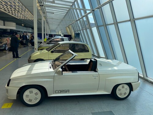 Opel-Studie GTC: Als Cabrio, mit abgedecktem Beifahrersitz und ohne Rückbank hätte aus dem Corsa A ein Spider werden können.