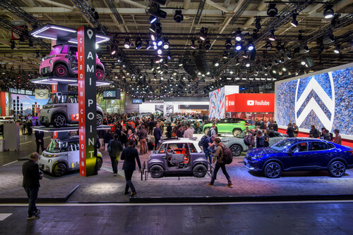 Pariser Automobilsalon 2024: der Stand von Citroën.