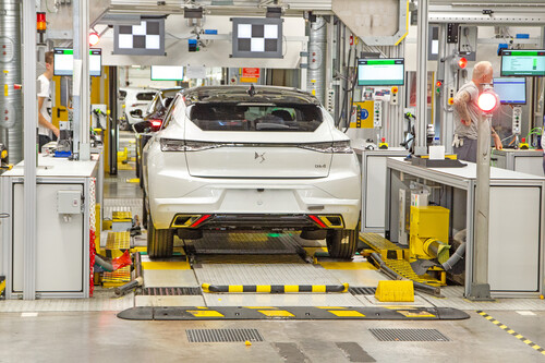 Produktion des DS 4 Hybrid bei Opel in Rüsselsheim.