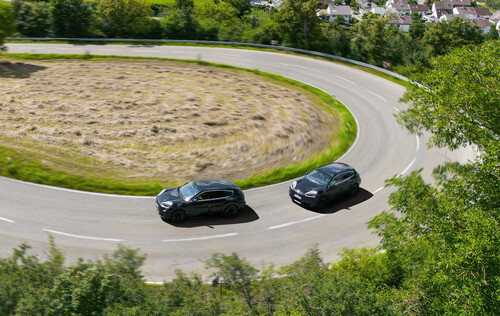 Prototypen des Porsche Cayenne Electric.