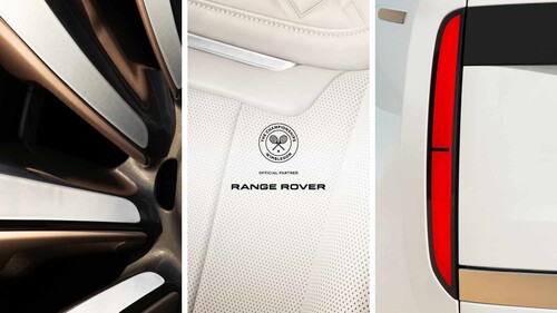 Range Rover ist offizieller Partner der Wimbledon Championships.