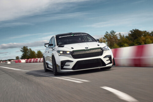 Skoda Enyaq RS Race.