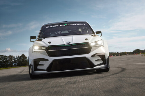 Skoda Enyaq RS Race.