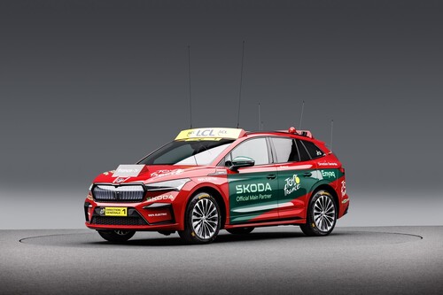 Skoda ist Hauptsponsor der Tour de France 2024 und stellt das „Red Car“ des Tour-Direktors .