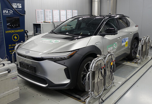 Toyota bZ4X im Green-NCAP-Test.