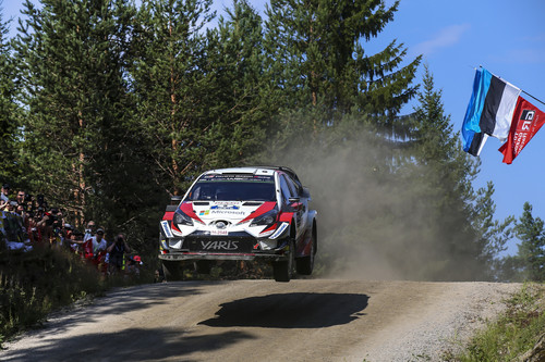 Toyota Yaris WRC bei der Rallye Finnland 2018.