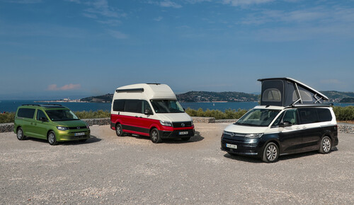 Volkswagen Nutzfahrzeuge präsentiert die neue California-Familie. 