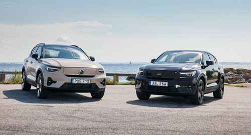 Volvo EX40 und EC40 Black Edition.