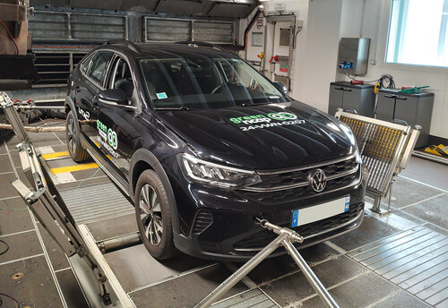 VW Taigo 1.0 TSI im Green-NCAP-Test.