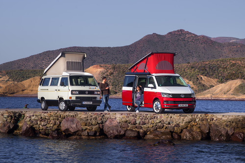 Zwischen VW T3 California und T6 California liegen 30 Jahre.