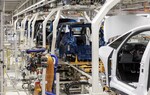 Produktion des Cupra Born im VW-Werk Zwickau.